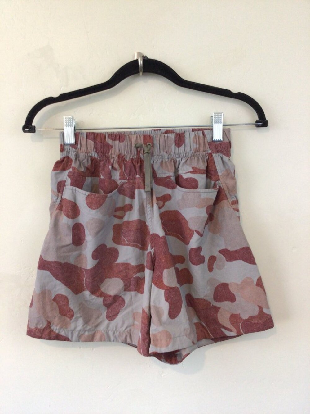 Mountain Hardware Gray Print Elastic Waist Outdoor Shorts Size XS